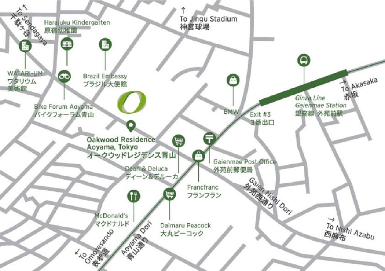 Oakwood Residence Aoyama โตเกียว ภายนอก รูปภาพ